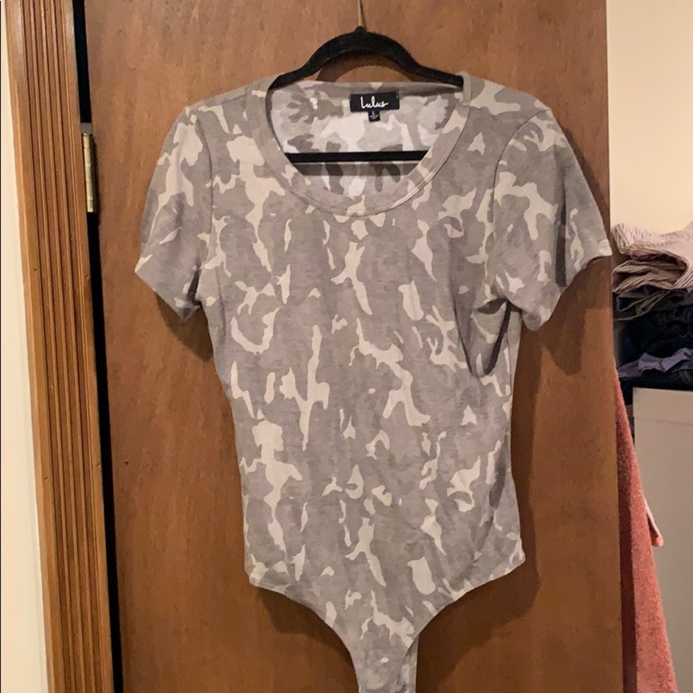 camo bodysuit